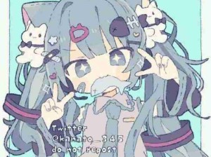初音小可爱！简直就是二次元的小甜心